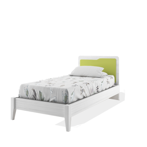 Letto quadro con piedi in legno dx , letto singolo, piazza e mezza e  matrimoniale +10 colorazioni